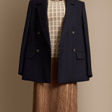 Navy Double Breasted Blazer