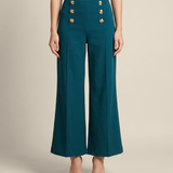 High-Waisted Wide-Leg Pants