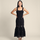 Lace Mermaid Midi Dress