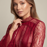 Bell Sleeve Lace Top