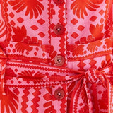 Red Jungle Jumpsuit